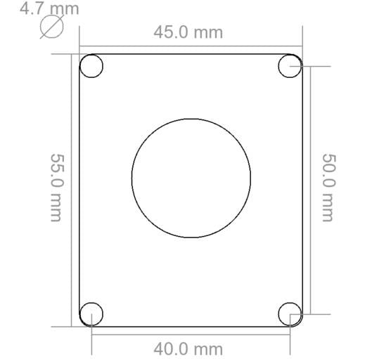 Mechanical Drawing - Tinkerforge Piezo Speaker Bricklet 2.0